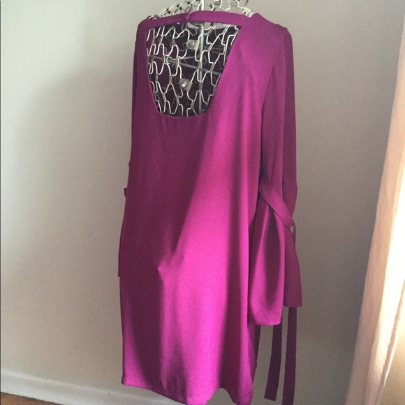 Finery London Bell-sleeve Dress, sz. 10. - Picture 3 of 7